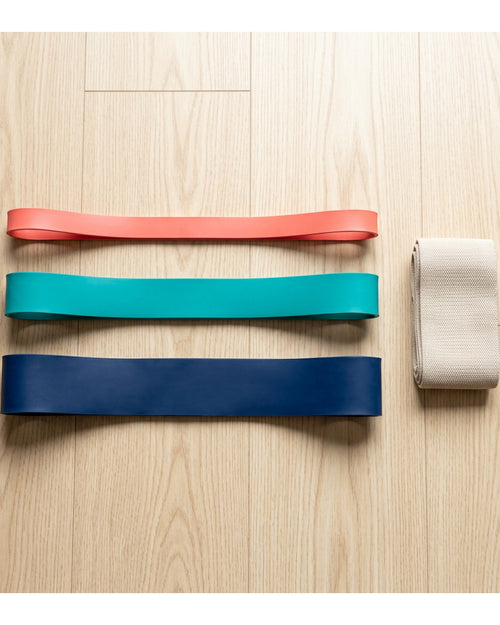 Qlvfb Arcspan Natural Latex Long Loop Resistance Bands Set of 3 - Lifestyle view
