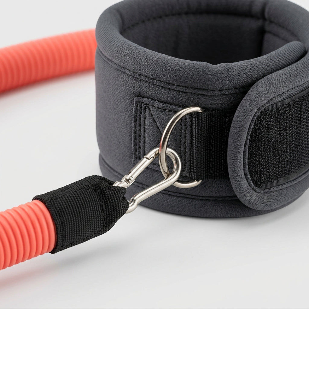 Qlvfb Dual-Cuff Lateral Resistance Tube Coral Charcoal Medium - Detail view