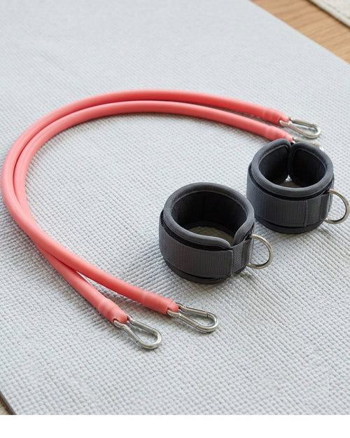 Qlvfb Dual-Cuff Lateral Resistance Tube Coral Charcoal Medium - Lifestyle view