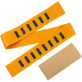 Qlvfb Ten-Marker Flat Latex Stretch Band 180 cm Saffron Navy Light - Product view